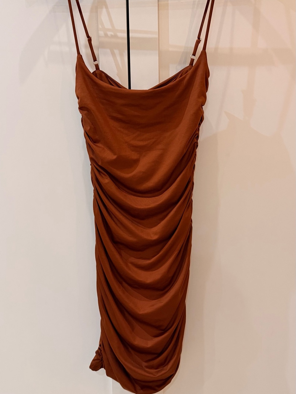 NWT Oh Polly bodycon dress in
"Golden Brown" (Size UK 8/ US 4)